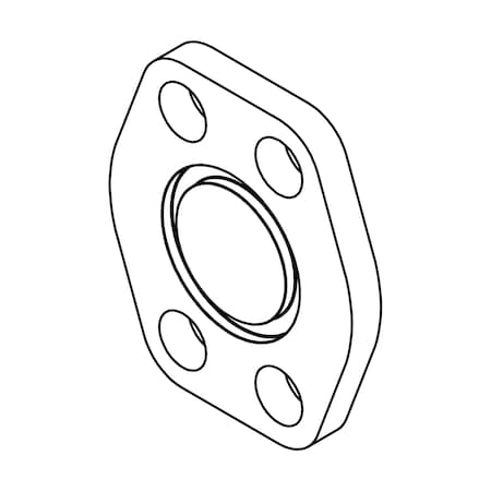 Tompkins Hydraulic Fitting-Flange08FL C62 SHIPPING PLATE SPX-08